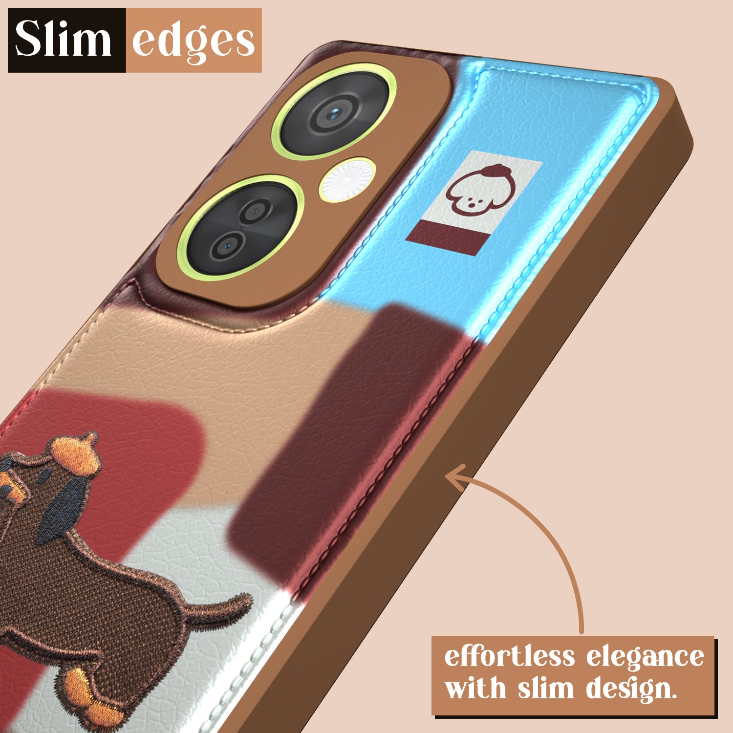 Pikkme OnePlus Nord Ce 3 Lite 5G Cute Girlish Dog Series Back Cover (Design3)