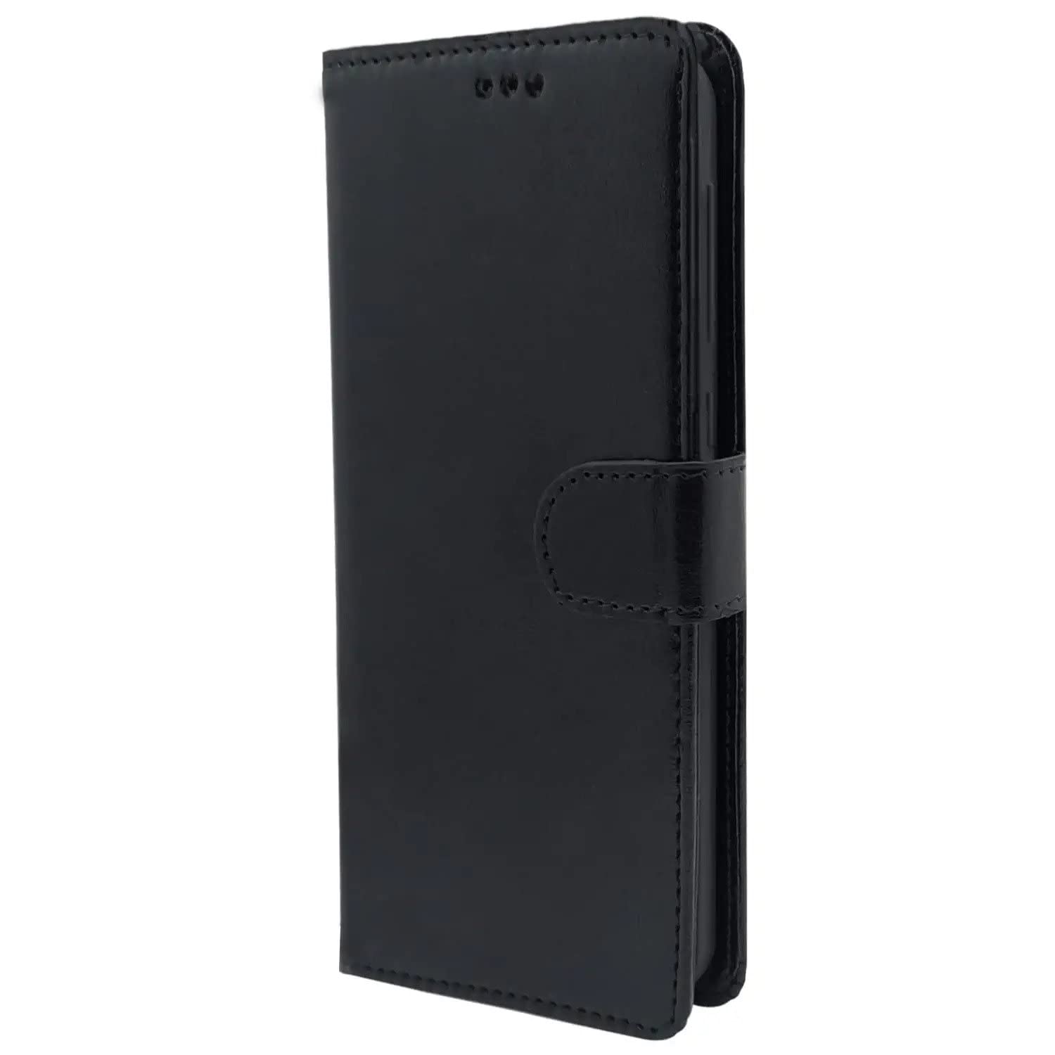 Pikkme Samsung Galaxy M11 Vintage Flip Cover (Black)