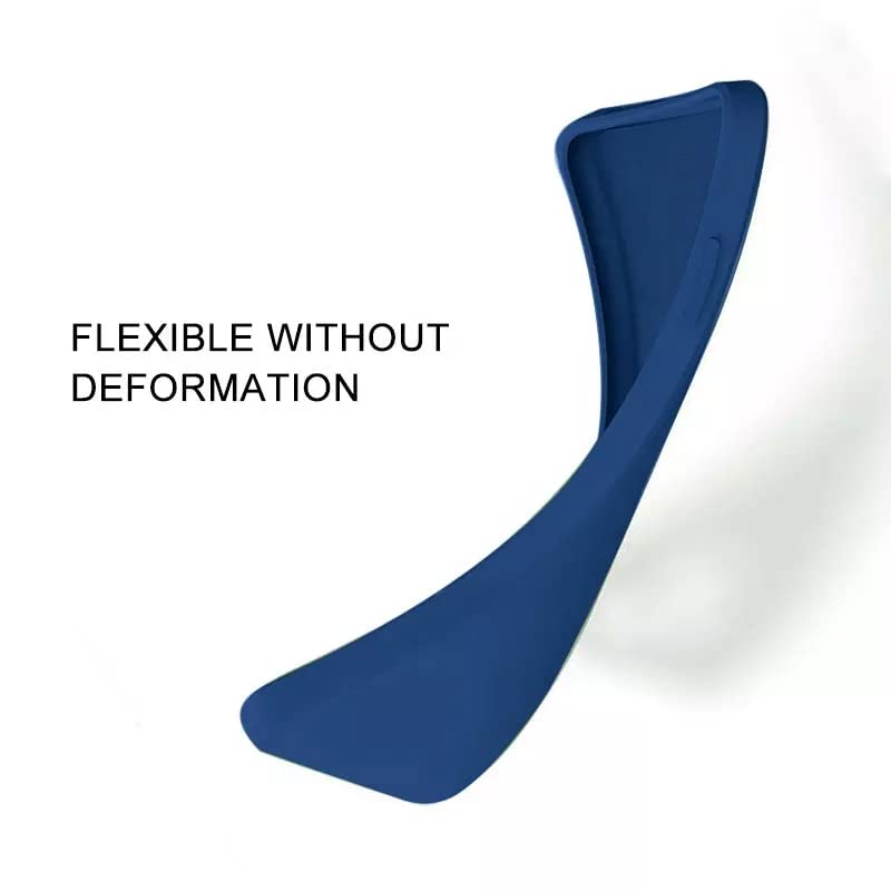 Pikkme Mi A2 Liquid Silicone Back Cover | Blue