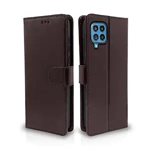 Pikkme Samsung Galaxy M53 5G coffee Flip Cover