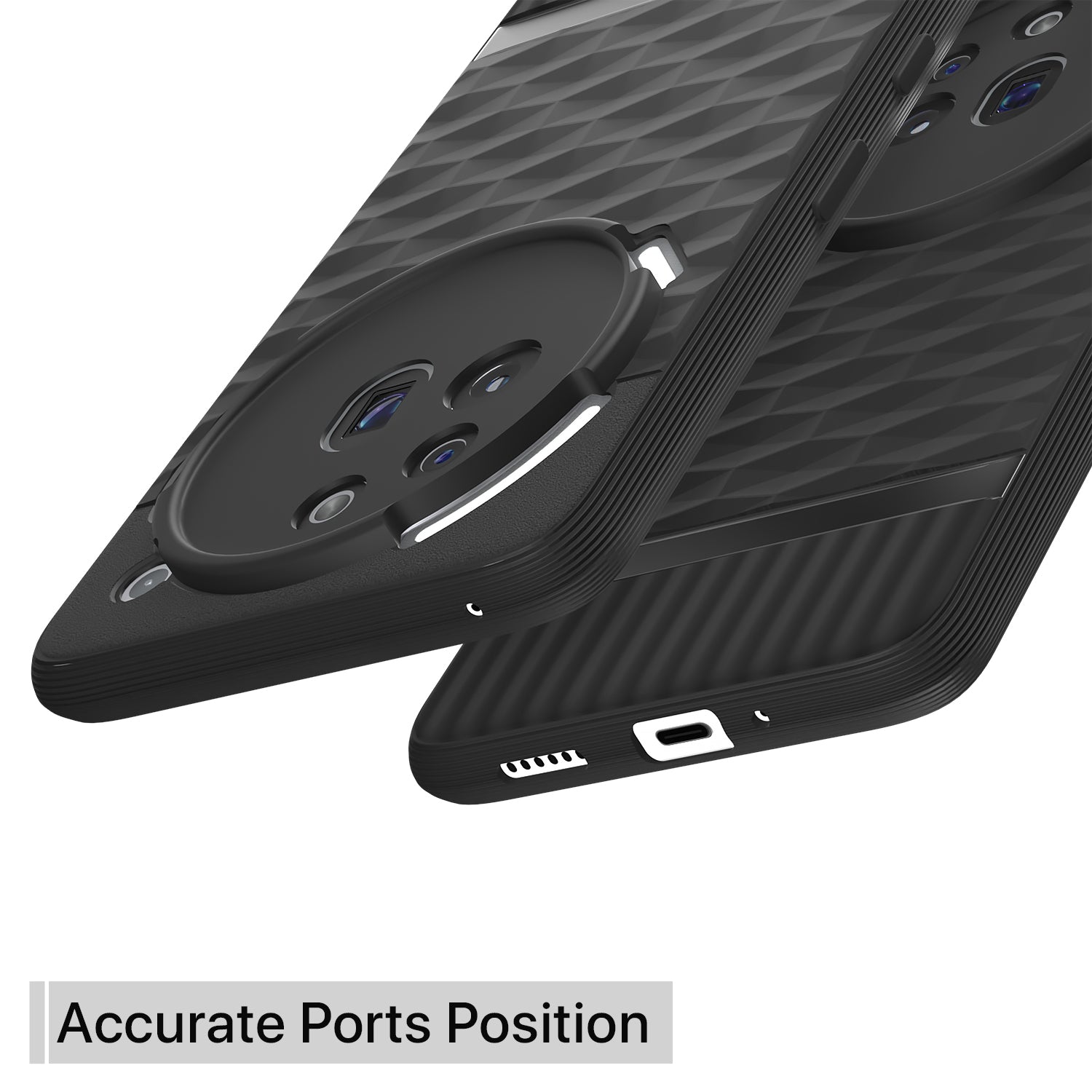 Pikkme Nothing Phone 3a Pro 5G Shockproof Soft Flexible Gencase Back cover (Black)