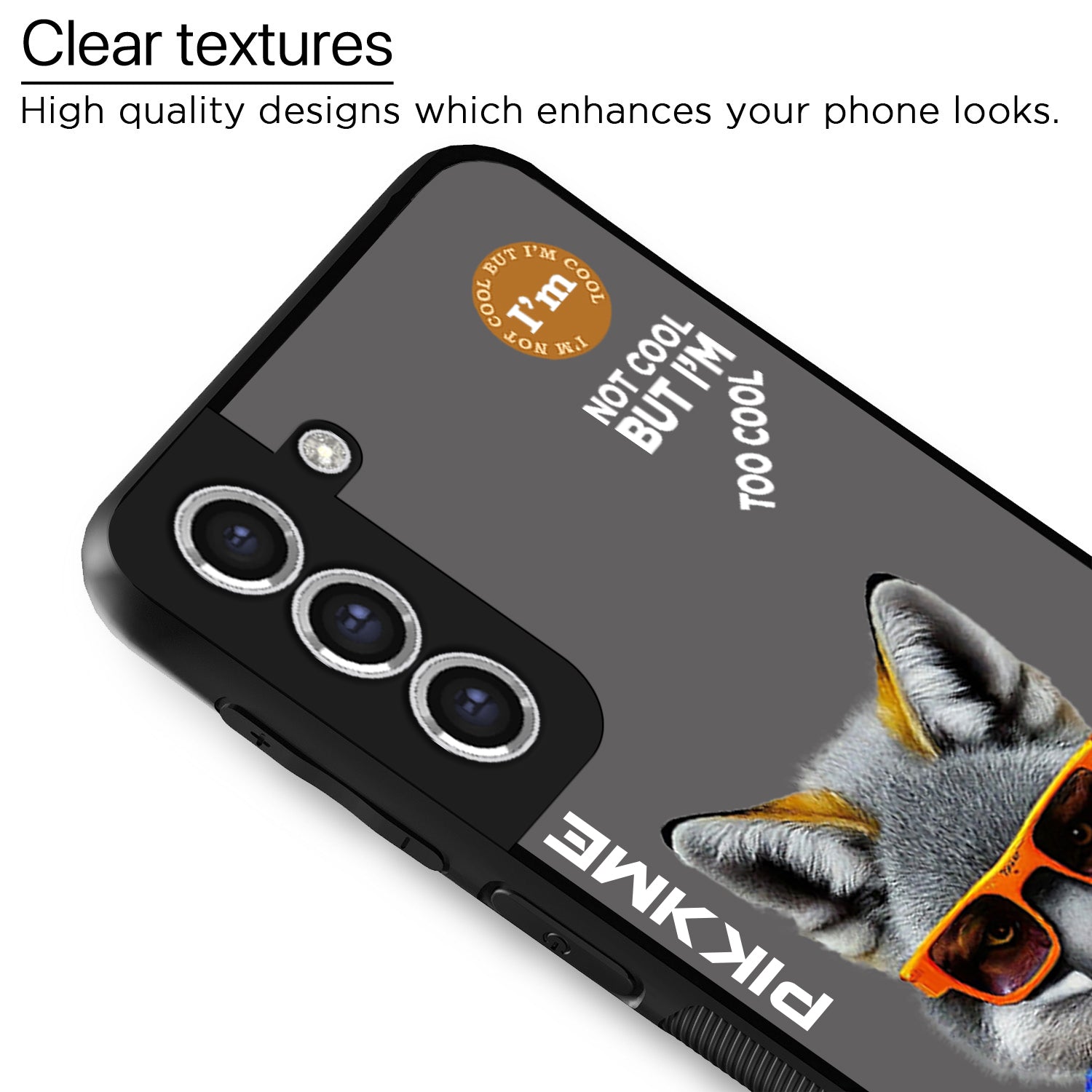 Pikkme Grey Wolf Swag Samsung Galaxy S20 Fe Nim2 Back Cover (Design 01)