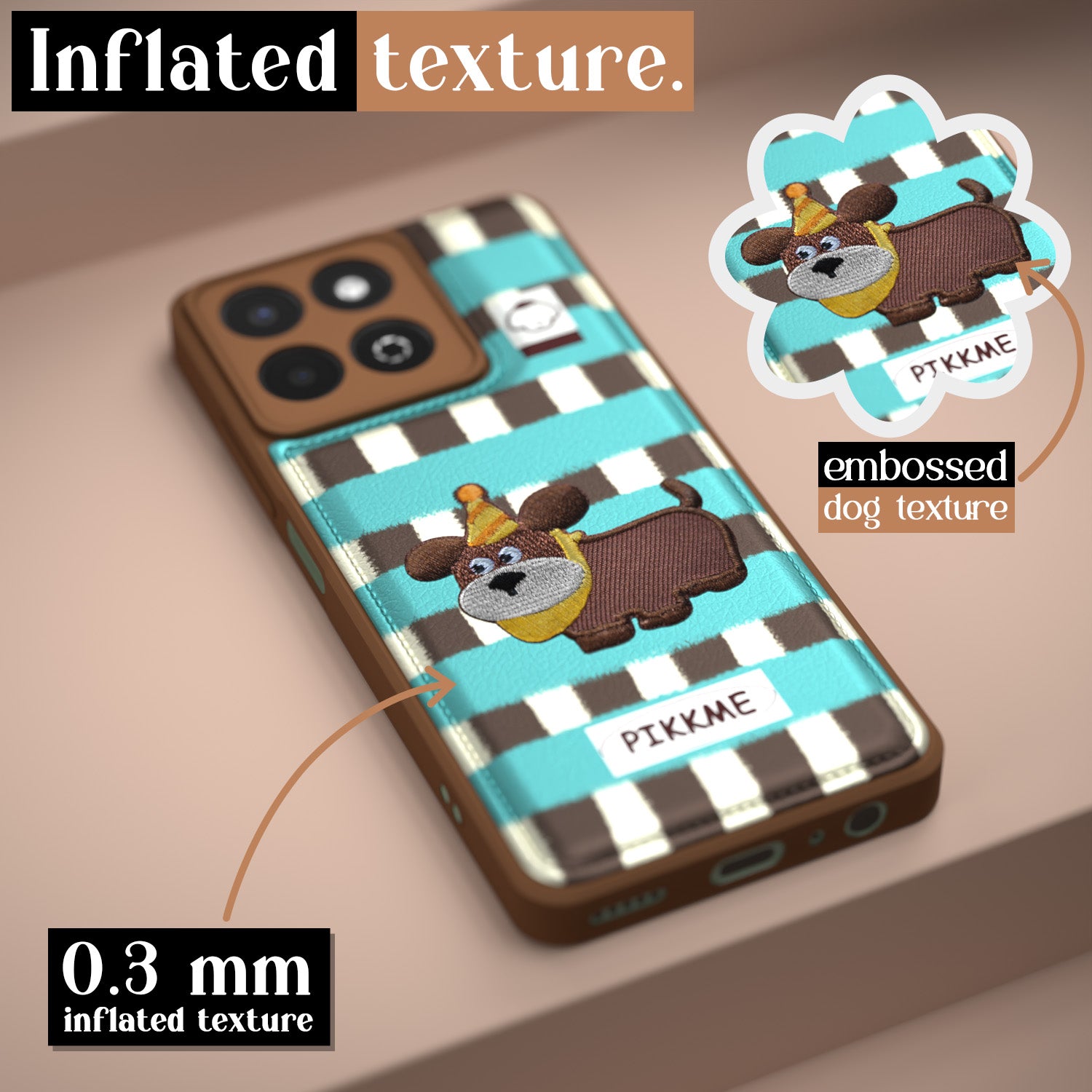 Pikkme Honor X7C Cute Girlish Dog Series Back Cover (Design2)