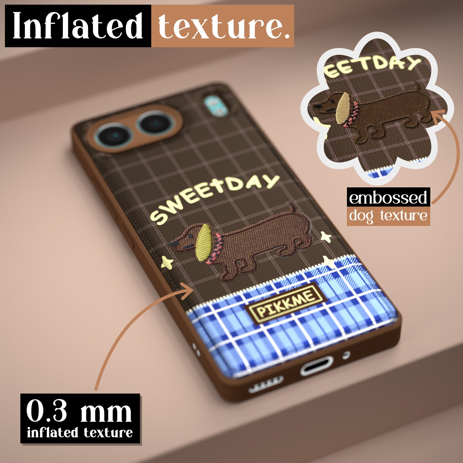 Pikkme OnePlus Nord 4 5G Cute Girlish Dog Series Back Cover (Design1)