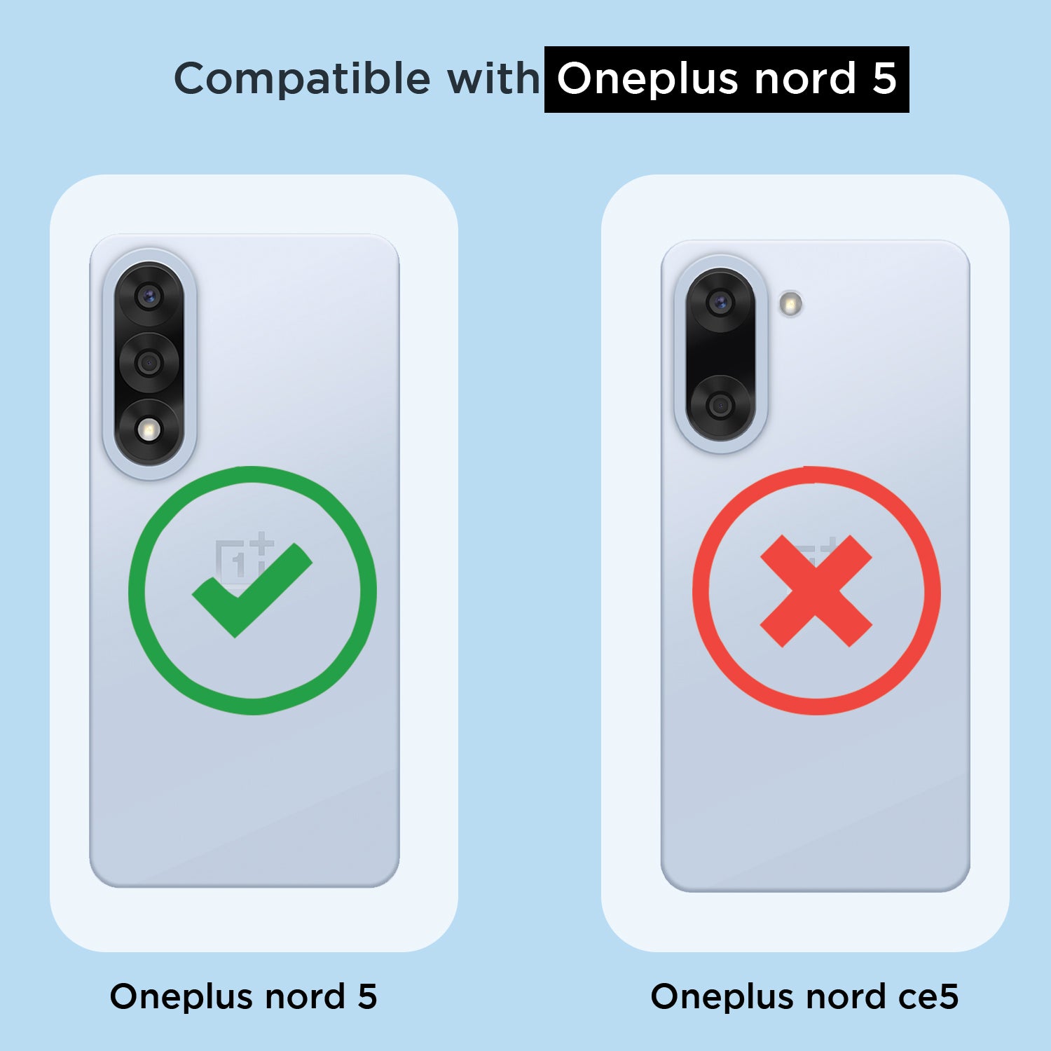 Pikkme OnePlus Nord 5 5G Mag-Safe Shockproof PC + TPU Back Cover (Transparent)