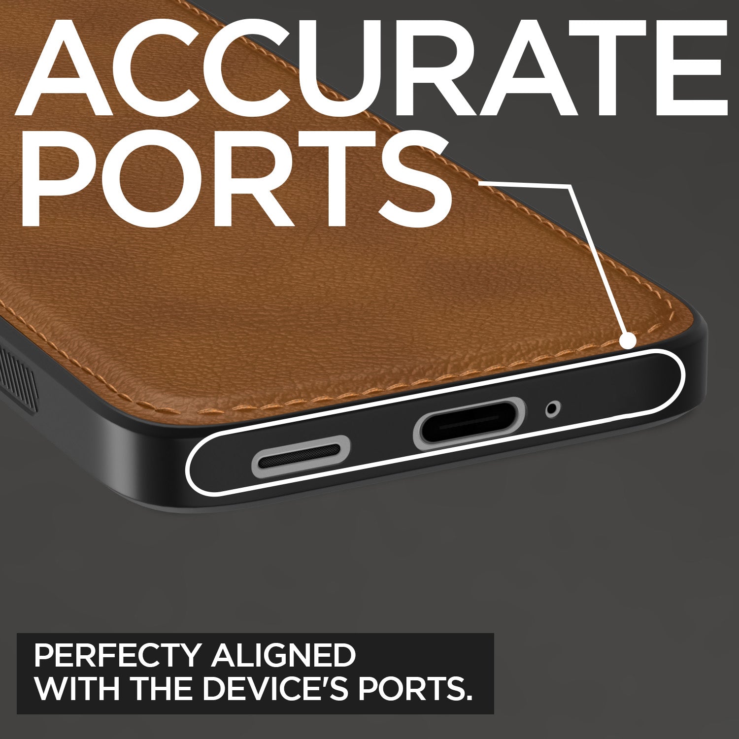 Pikkme Samsung Galaxy M35 5G Leatherback Back Case | Brown
