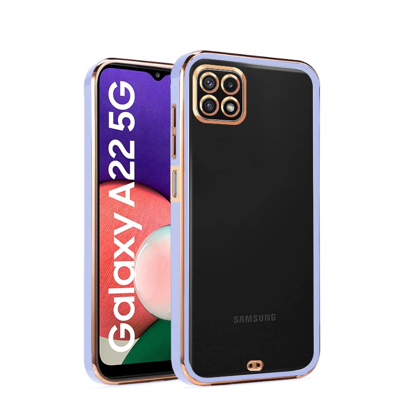 Pikkme Samsung A22/F42 5G Chrome purple mobile cover