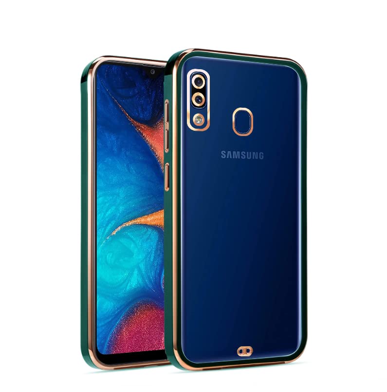 Pikkme green back cover for Samsung A20/A30
