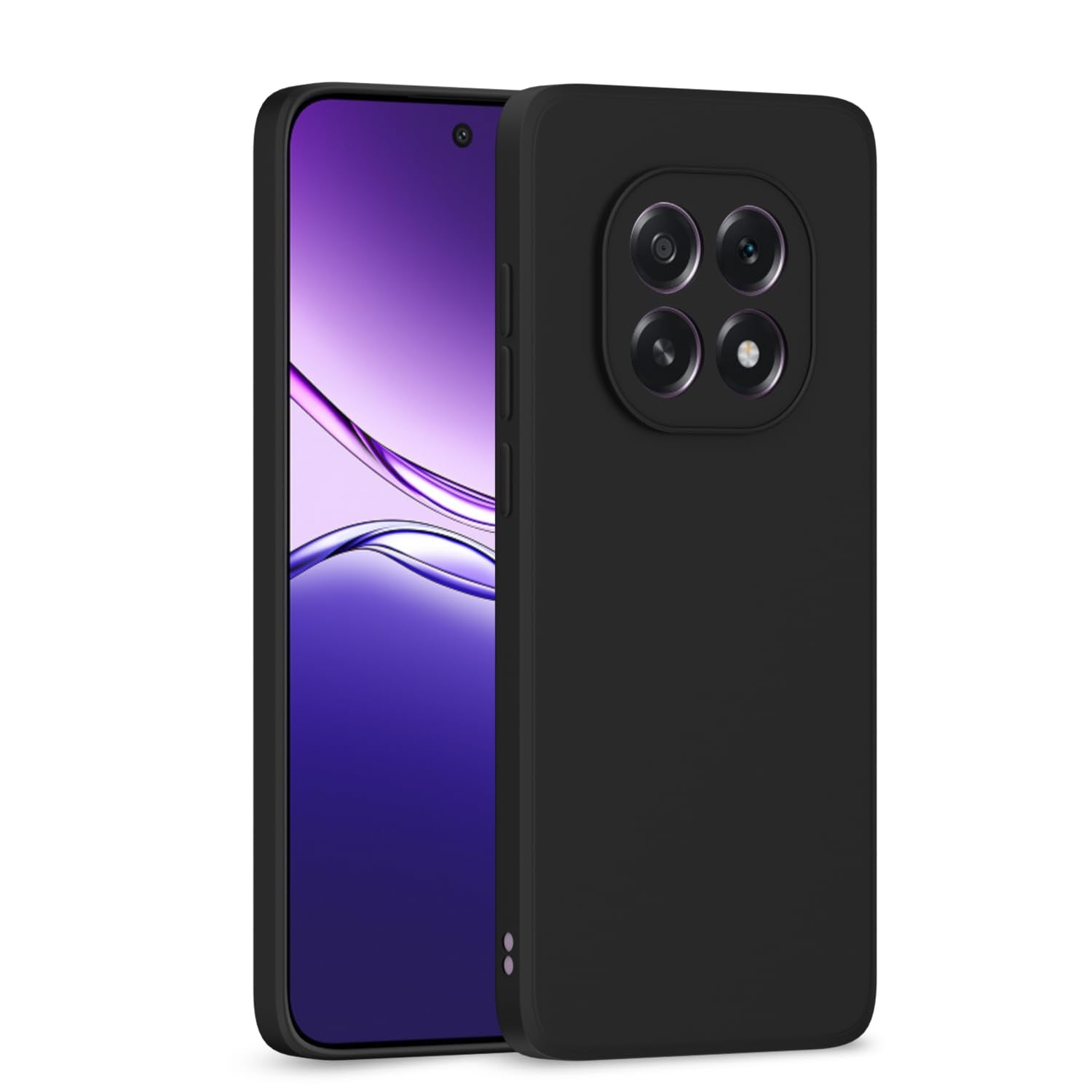 Pikkme Oppo F29 5G Liquid Silicone Back Cover - Black