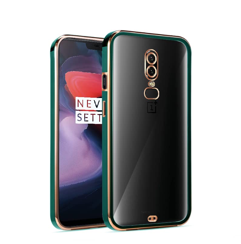 Pikkme green Chrome phone cover for OnePlus 6
