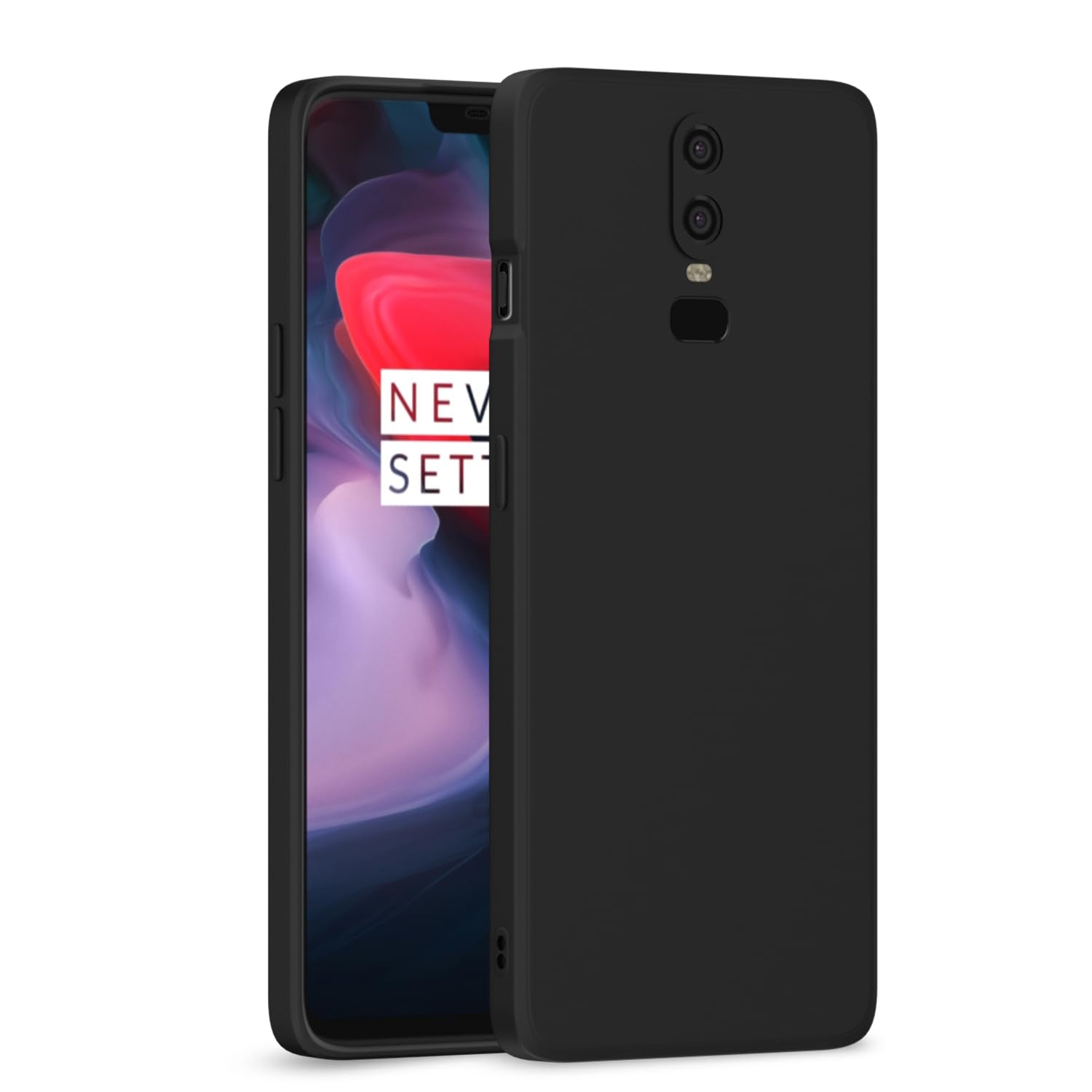 OnePlus 6 phone cover in black by Pikkme