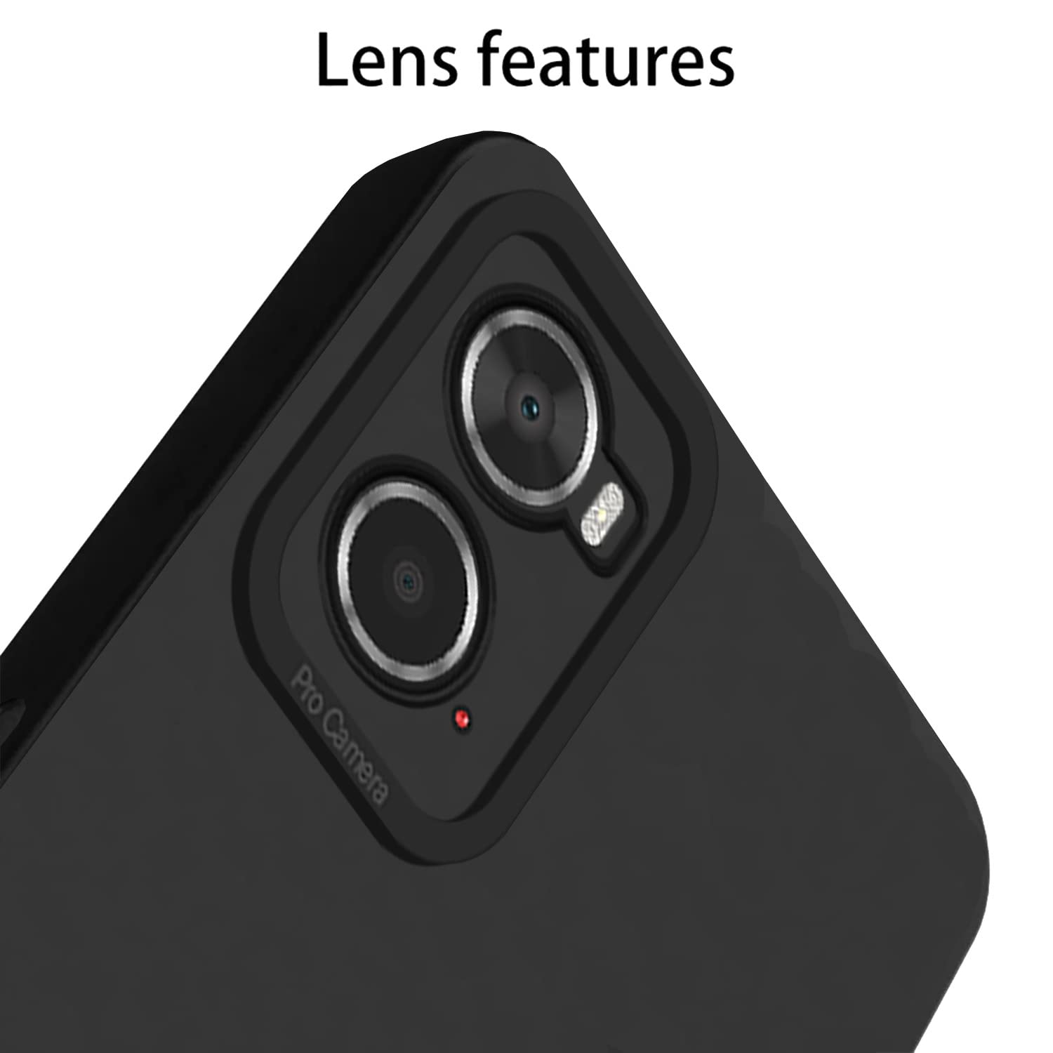 Pikkme Oppo A76 Liquid Silicone Back Cover (Black)