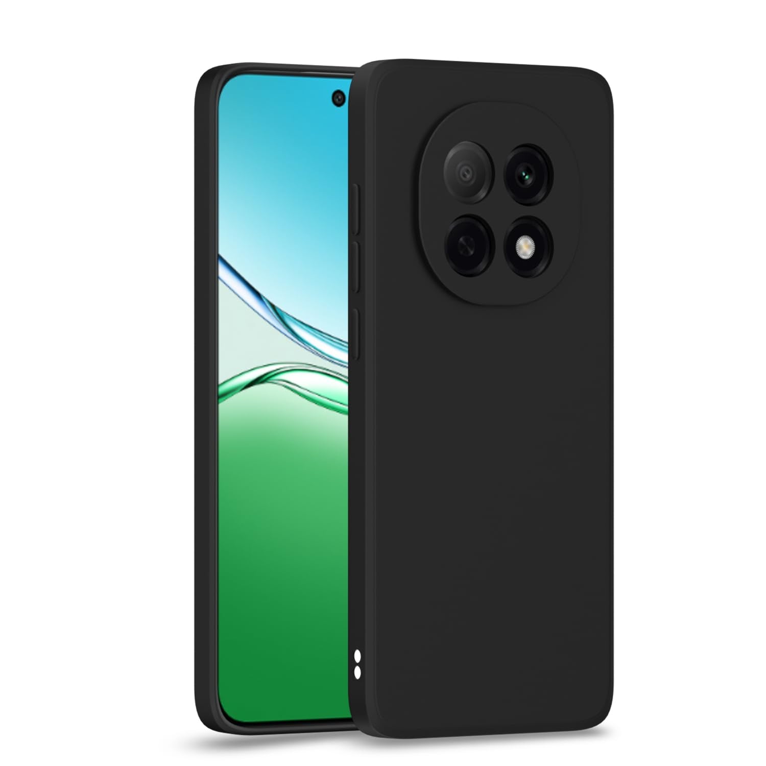 Oppo F29 5G Matte mobile back cover in black by Pikkme