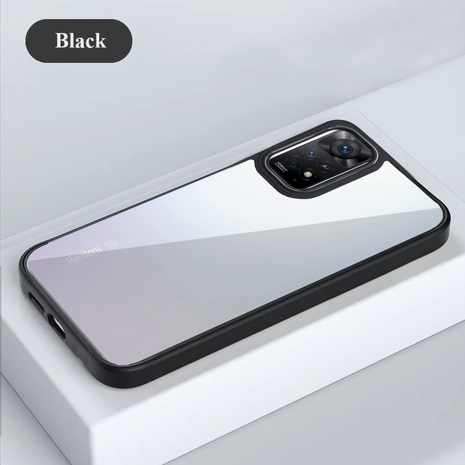 Pikkme black Chrome mobile back cover for Redmi Note 11/Note 11S – photo 6