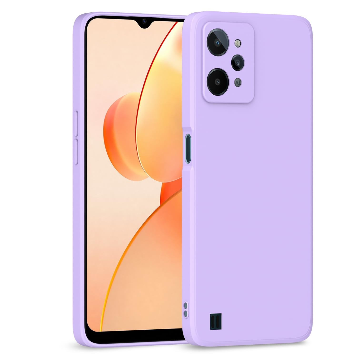 Pikkme Realme C31 Matte purple mobile back cover