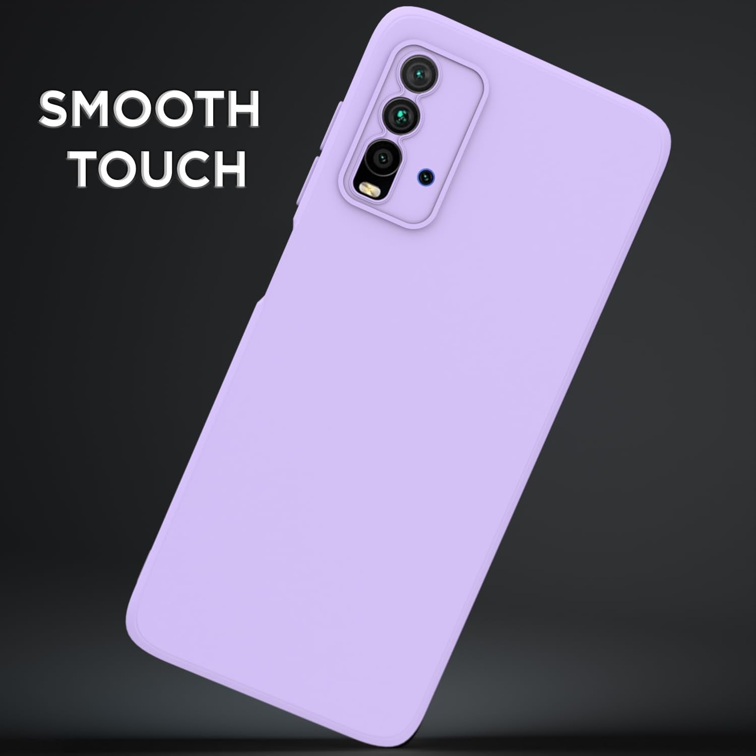 Pikkme Mi Redmi 9 Power Liquid Silicone Back Cover | Purple