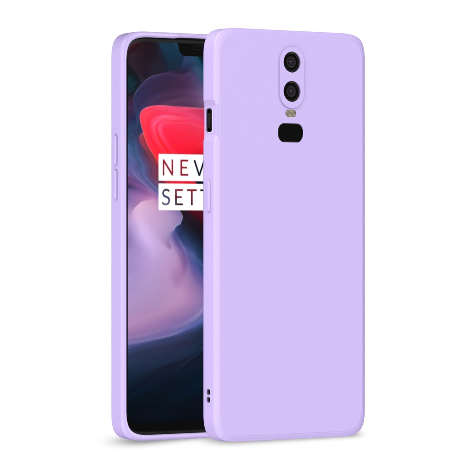 Purple back cover for OnePlus 6 – Pikkme
