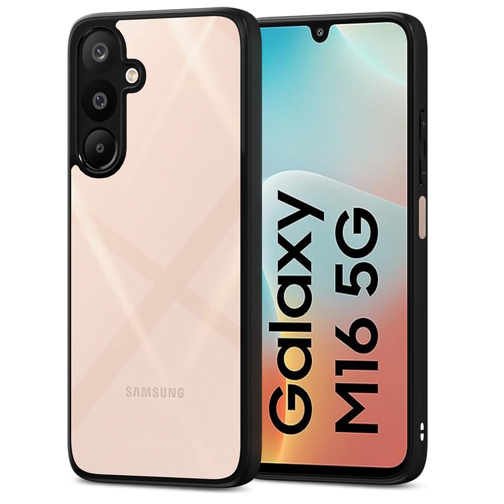 Pikkme Samsung Galaxy M16 5G Eagle 2 Back Cover (Black)