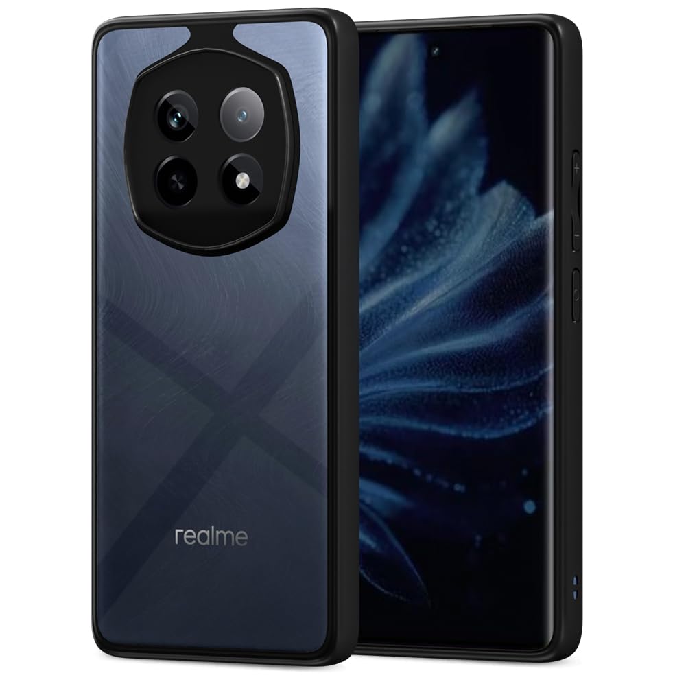 Black Hybrid back cover for Realme P2 Pro 5G – Pikkme