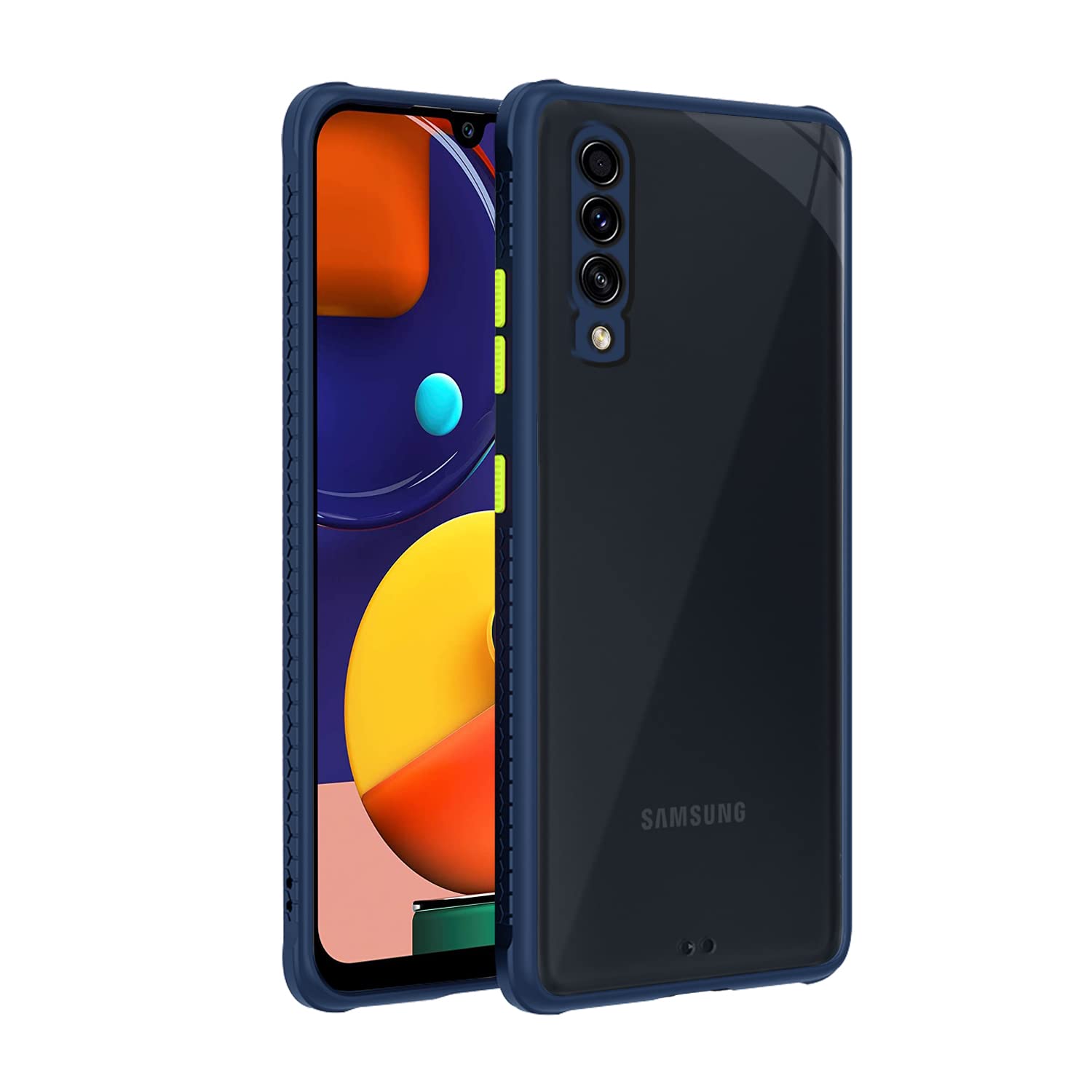 Pikkme blue Clear mobile back cover for Samsung A50/A30s/A50s – photo 2