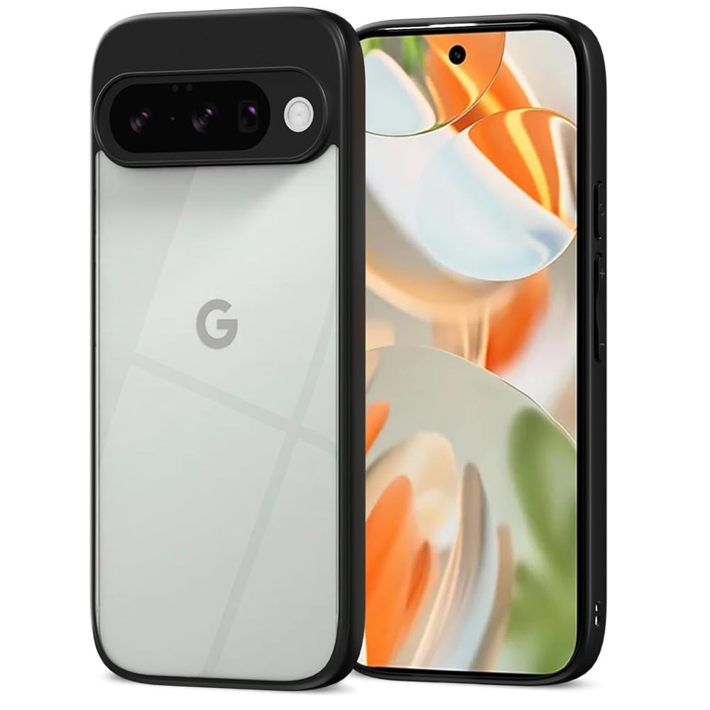 Pikkme Google Pixel 10 Eagle 2 Shockproof Sleek Hybrid Armor Back Cover (Black)