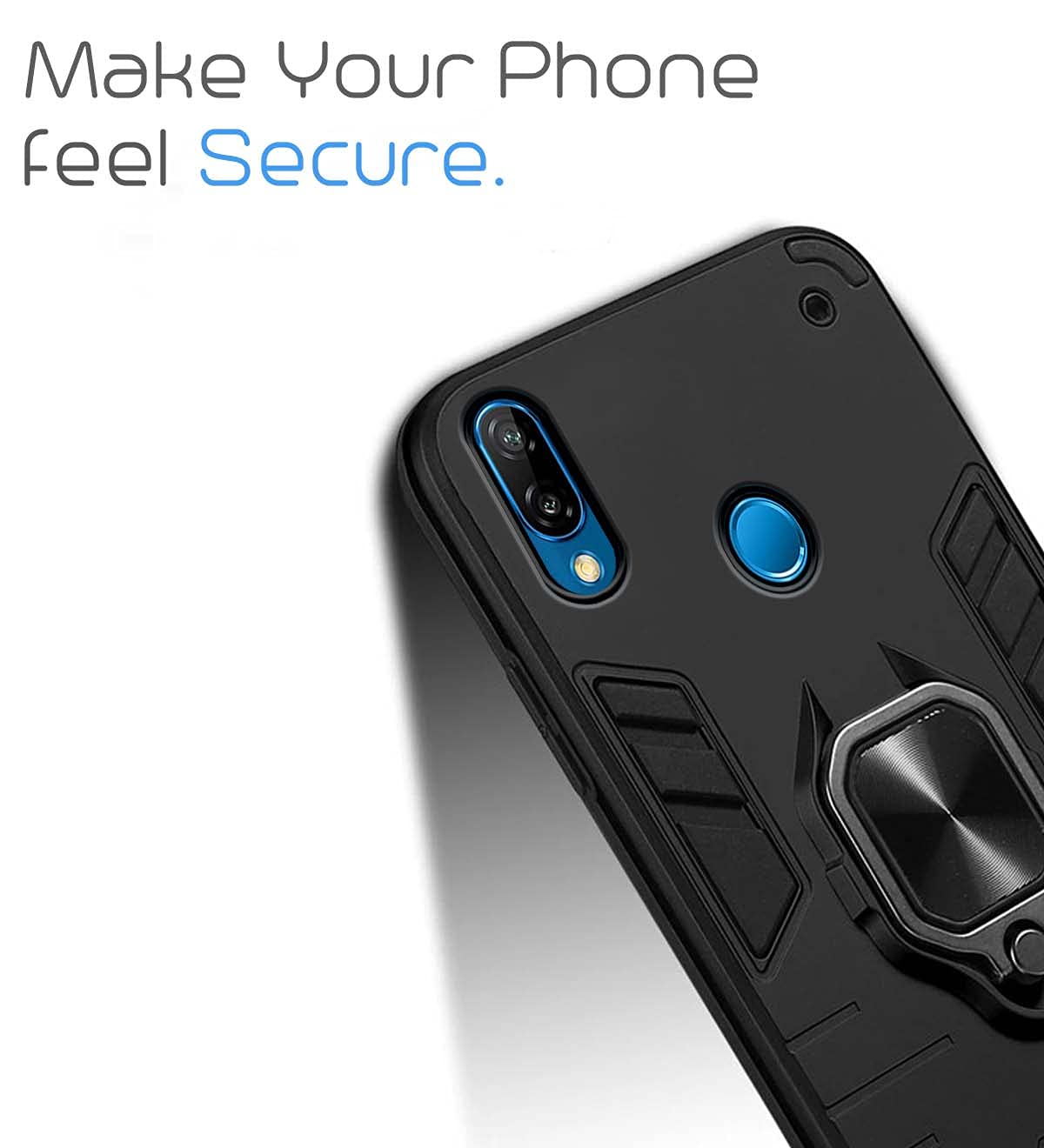 Honor P20 Lite mobile cover in black by Pikkme – photo 6