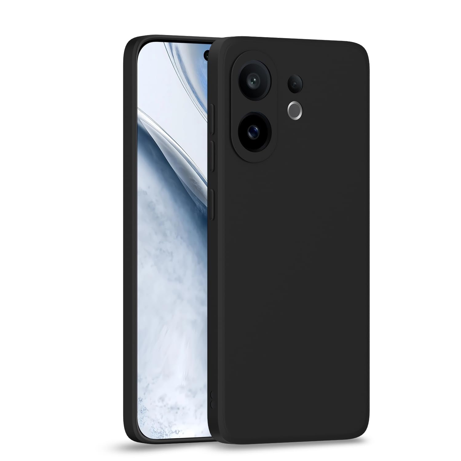 Pikkme Vivo X200 FE 5G Matte black mobile back cover