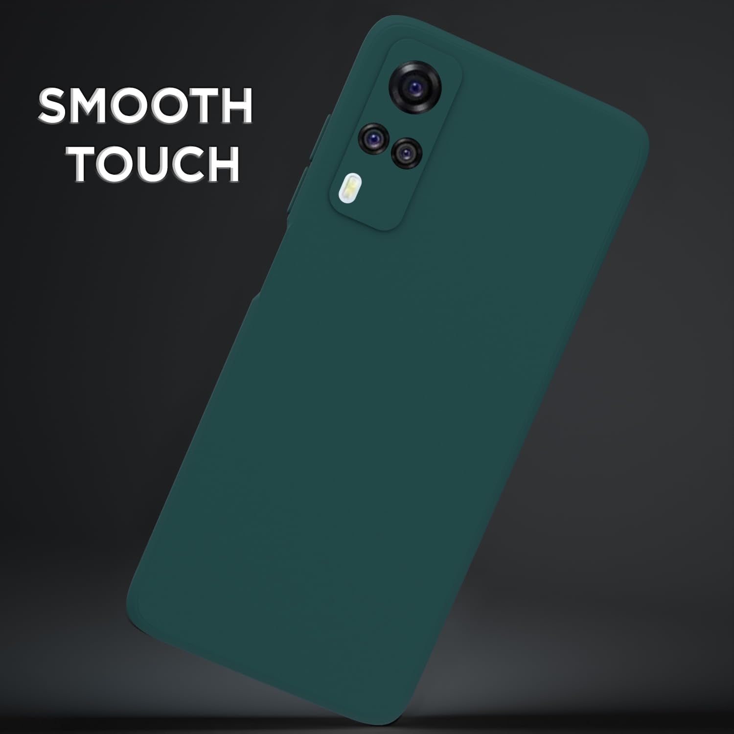Pikkme Vivo Y31 / Y51A / Y51 / Y51i Soft Matte Silicone Shockproof Case (Green)
