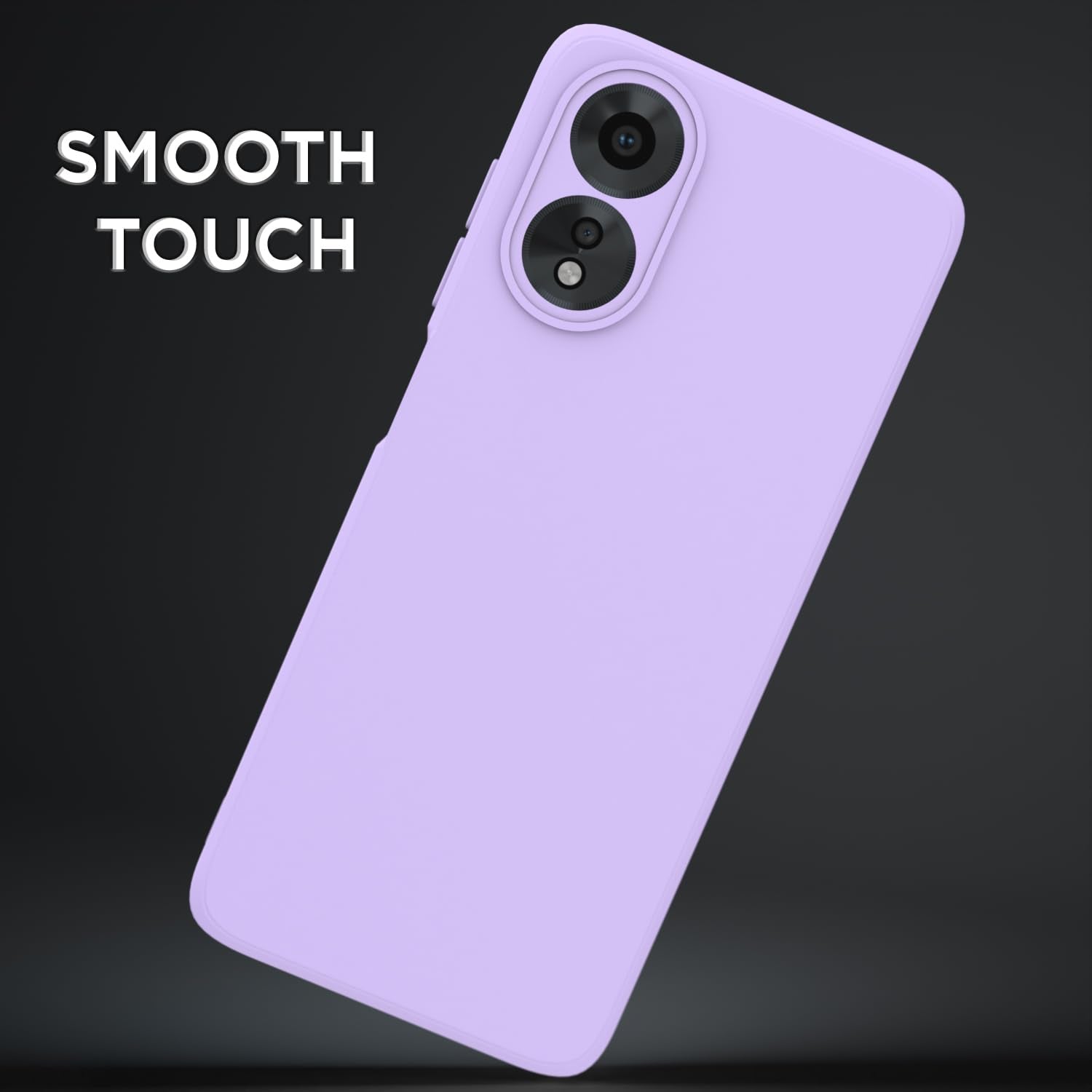 Pikkme Oppo A38 4G / Oppo A18 4G Liquid Silicone Back Cover | Purple