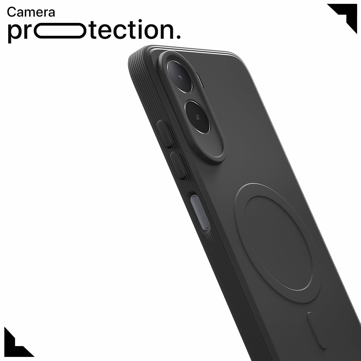 Redmi A7 Pro/Poco C85x 5G MagSafe mobile back cover in black by Pikkme – photo 5