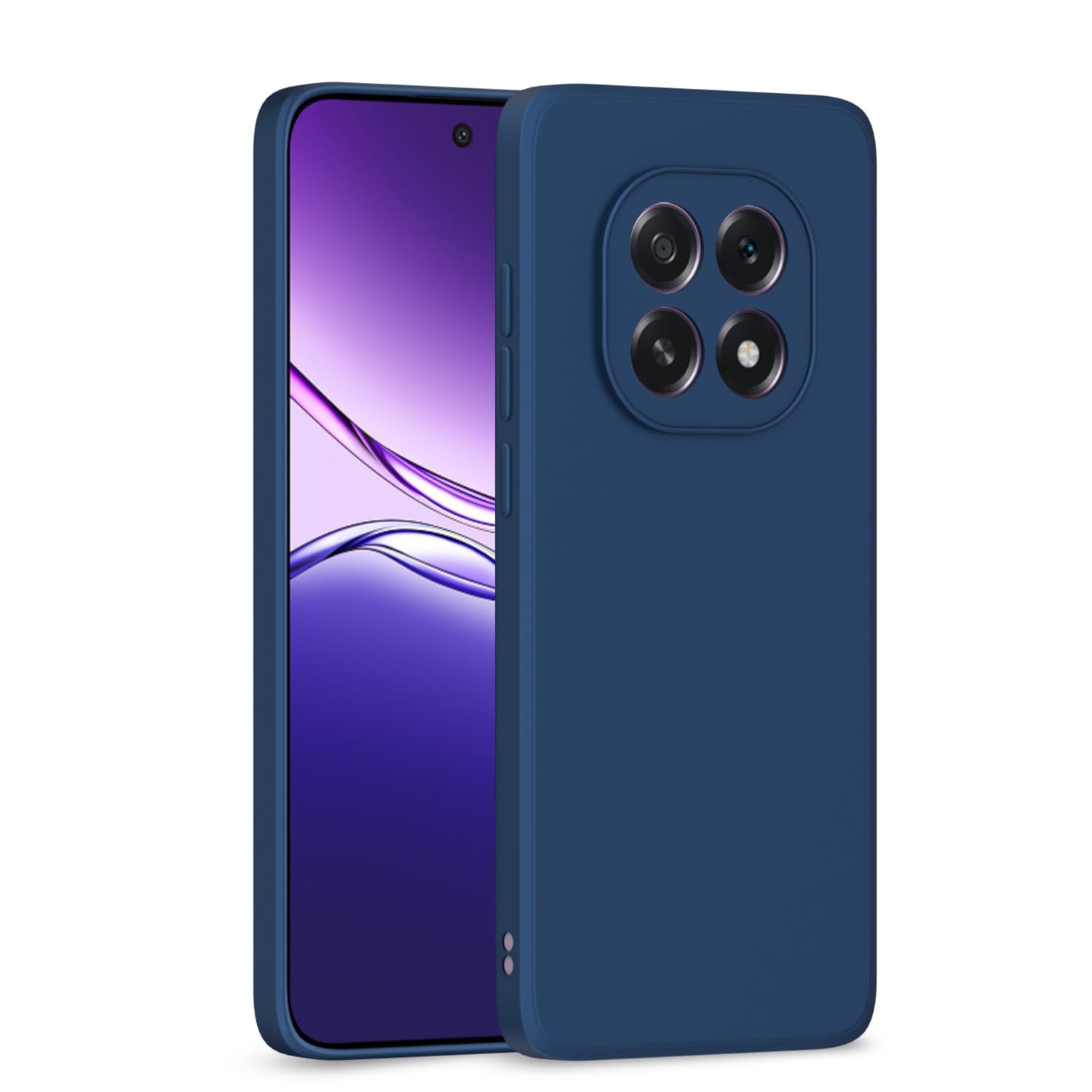 Pikkme Oppo F29 5G Liquid Silicone Back Cover - Blue