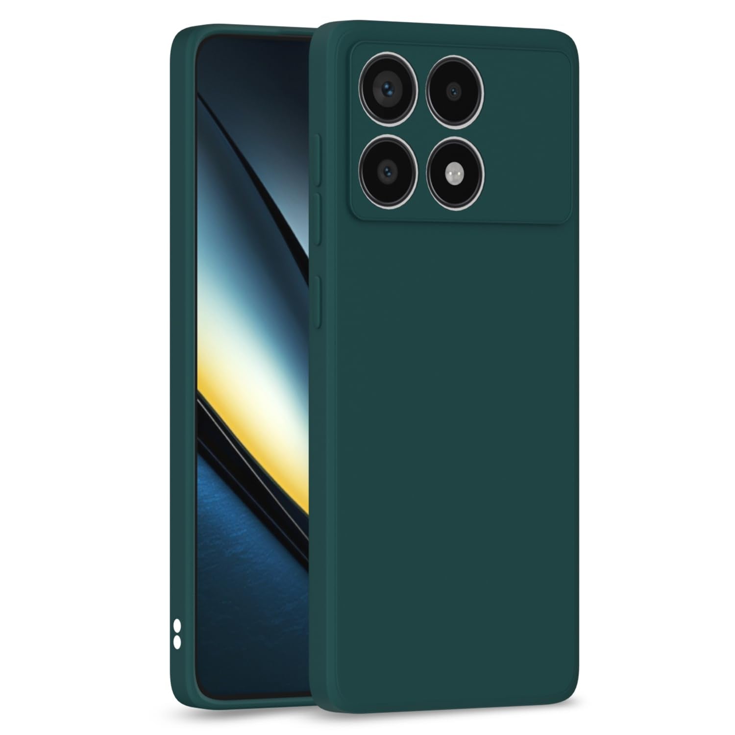 Pikkme Poco F6 Pro 5G Matte green mobile cover