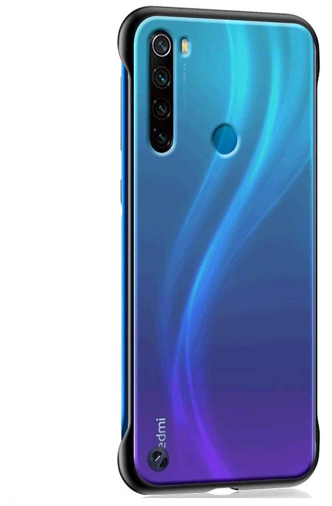 Redmi Note 8 Frameless phone cover in black by Pikkme