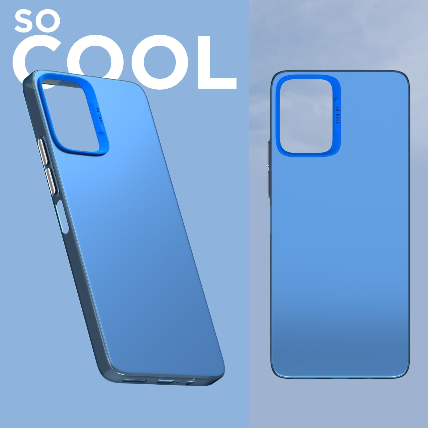 Pikkme Moto G34/G45 5G Matte blue mobile back cover – photo 2