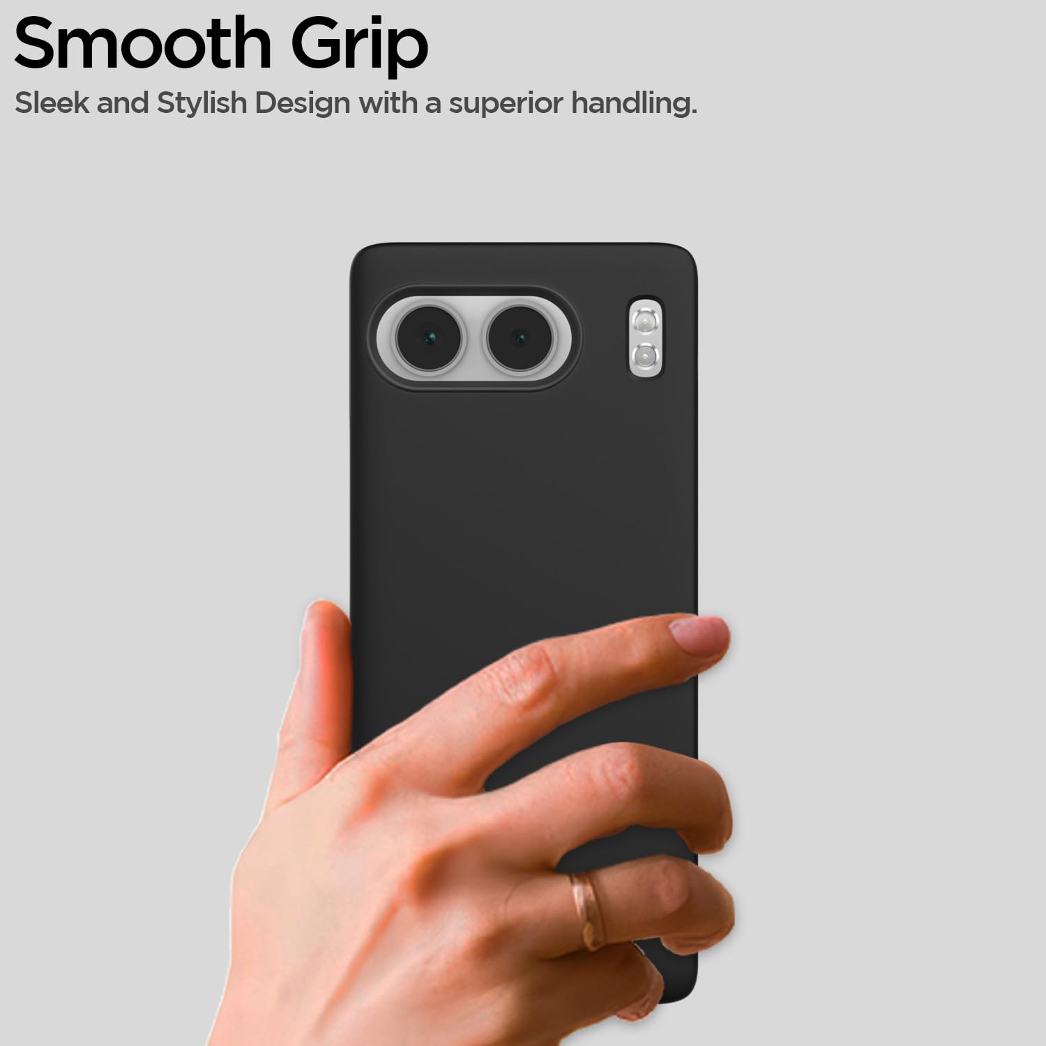 Pikkme OnePlus Nord 4 5G SideCut Back Cover (Black)