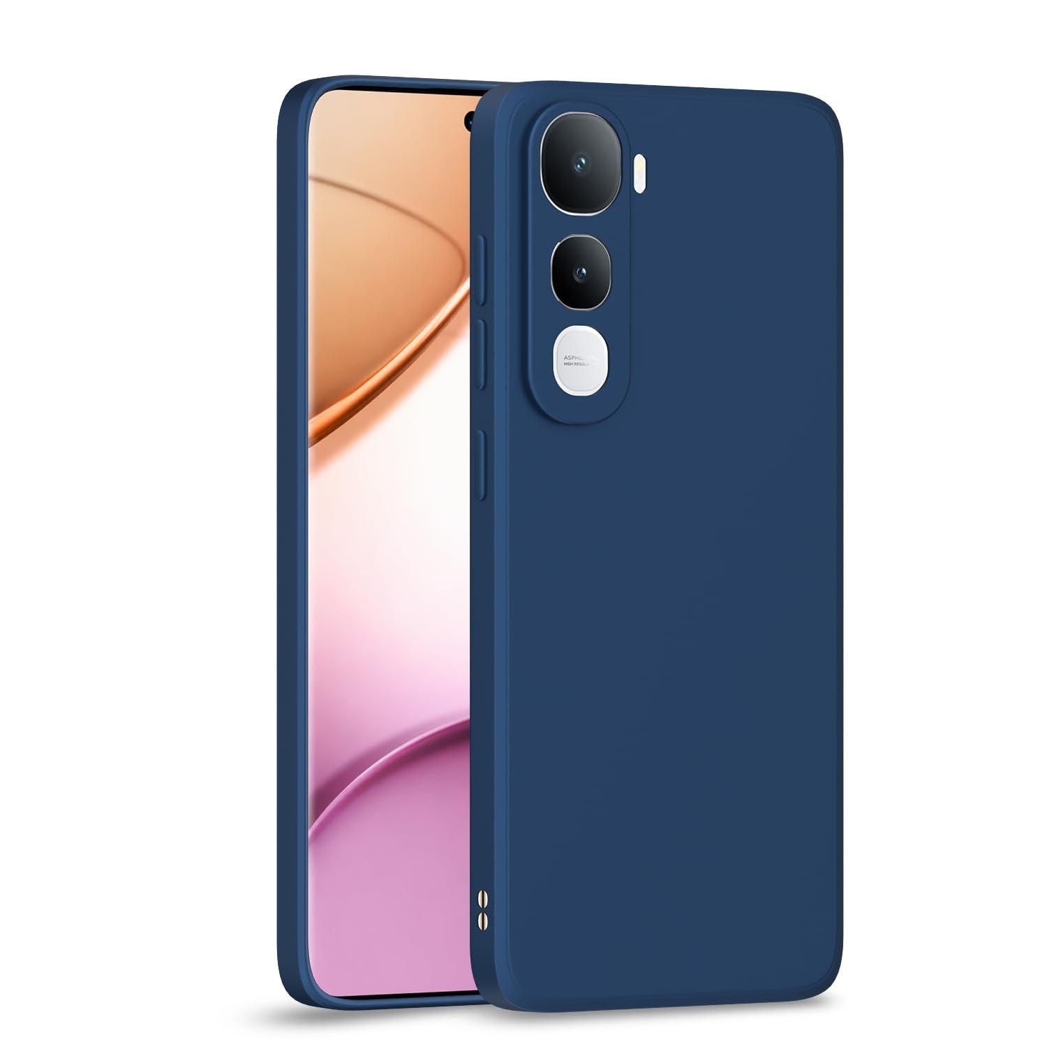 Pikkme Vivo Y400 Pro 5G Matte blue back cover