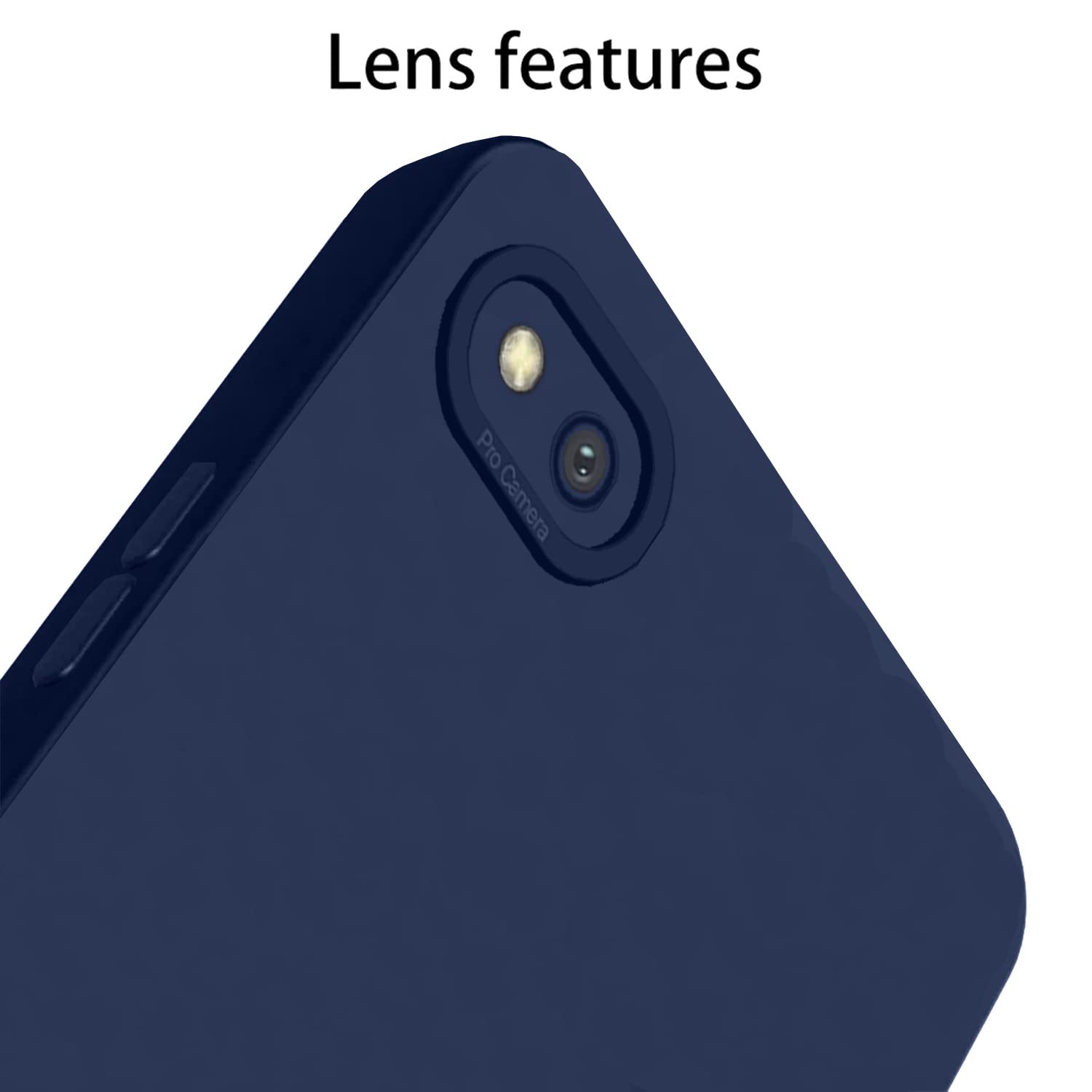 Pikkme Mi Redmi 5ALiquid Siliconee Back Cover | Blue