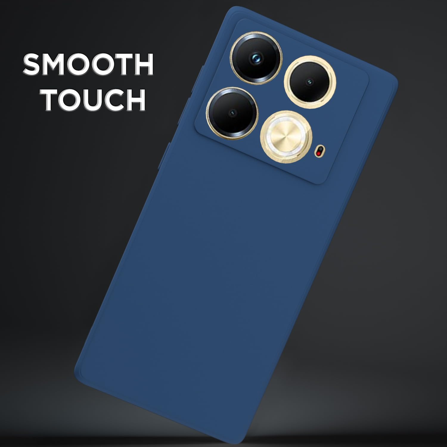Pikkme Infinix Note 40 Liquid Silicone Back Cover | Blue