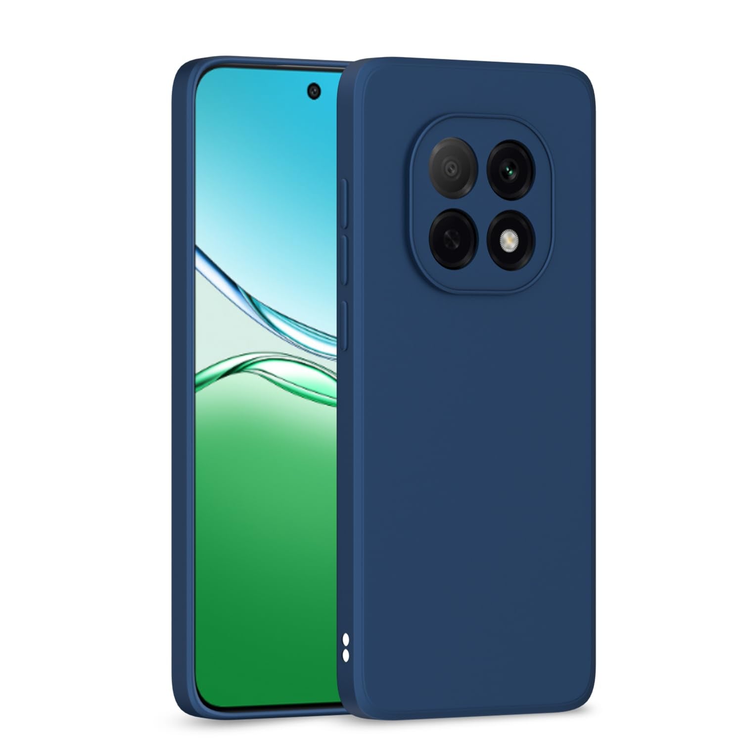Pikkme Oppo F29 Pro 5G Liquid Silicone Back Cover - Blue