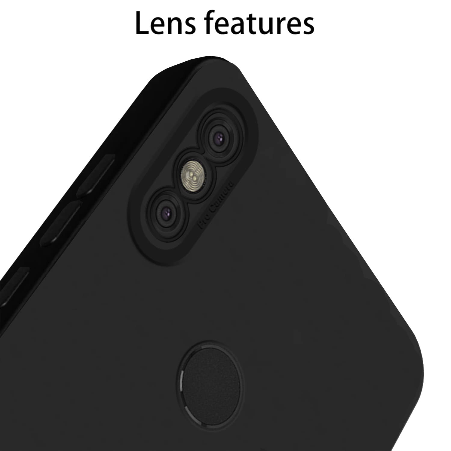 Pikkme Mi Redmi Note 6 Pro Liquid Silicone Back Cover | Black