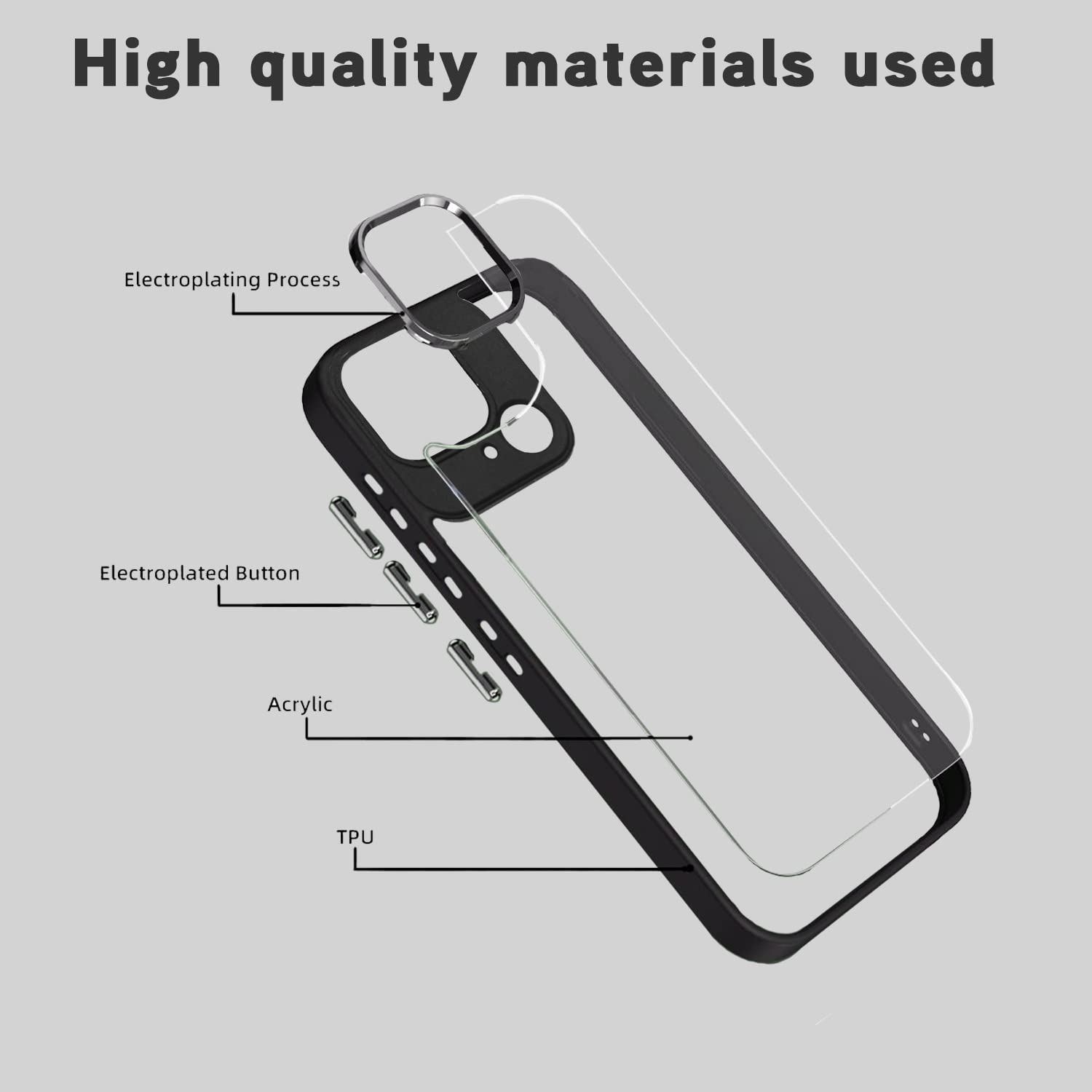 Black phone cover for Redmi 10/10 Power – Pikkme – photo 2