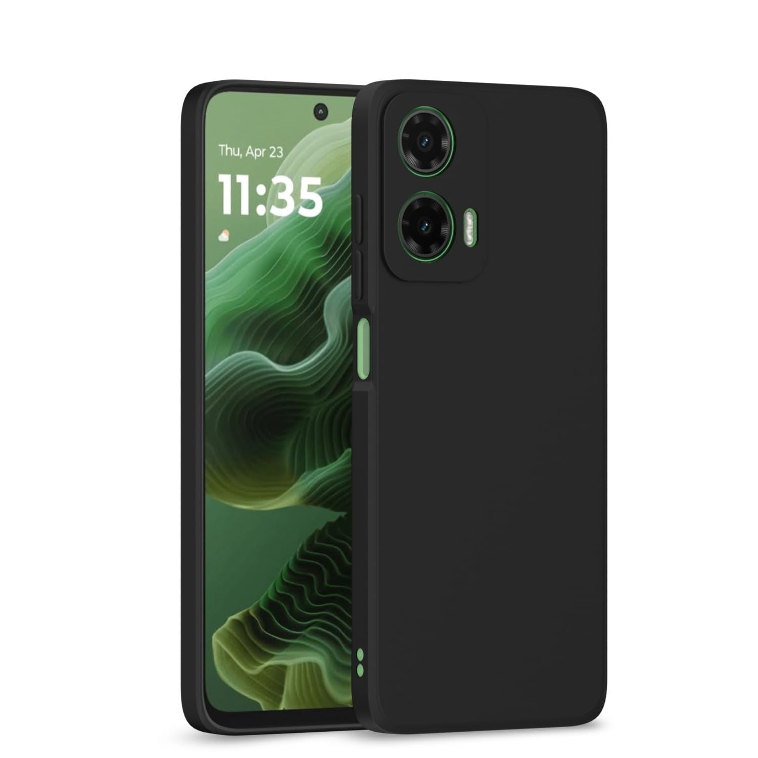 Black mobile cover for Moto G35 5G – Pikkme