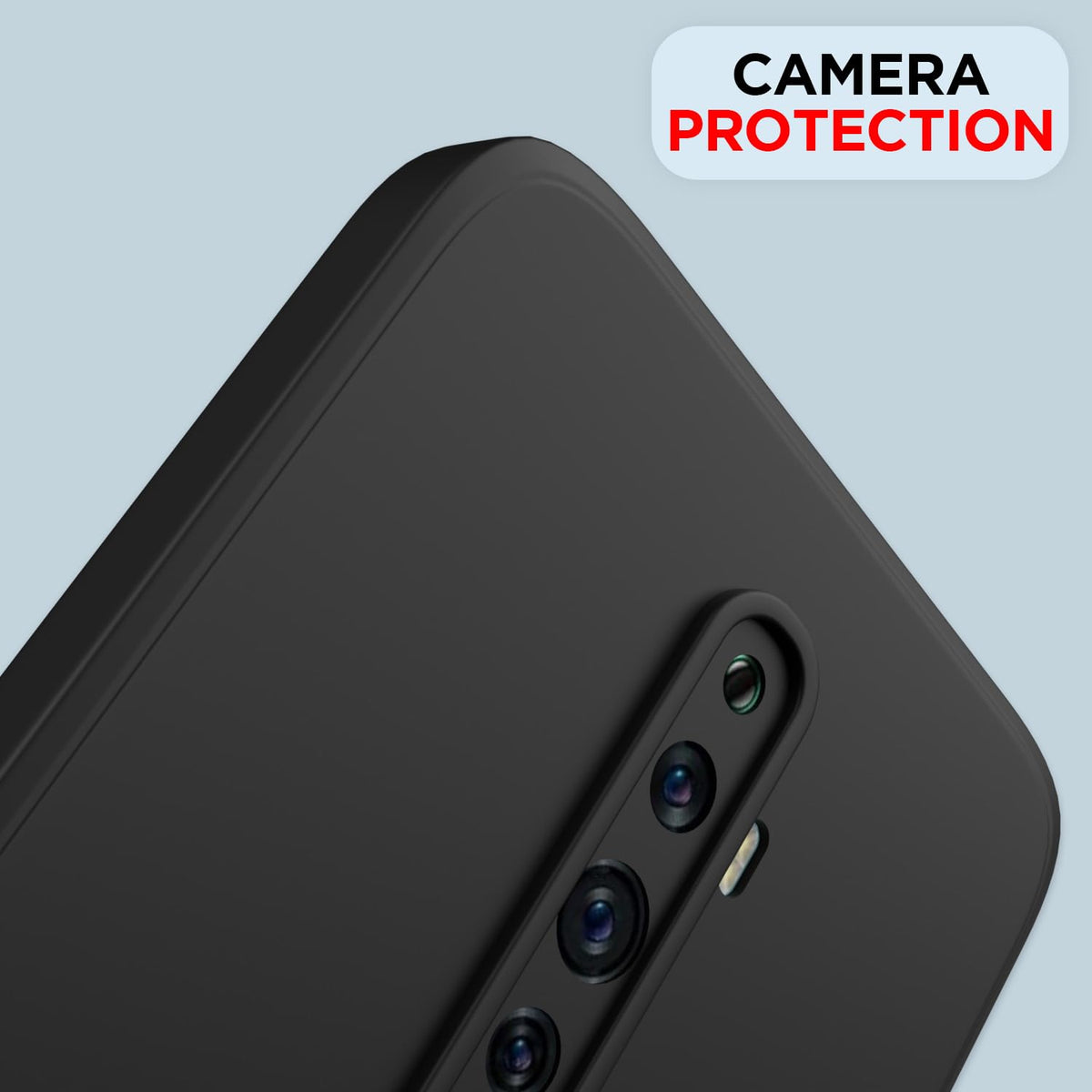 Pikkme Reno 2F/2Z black back cover – photo 5