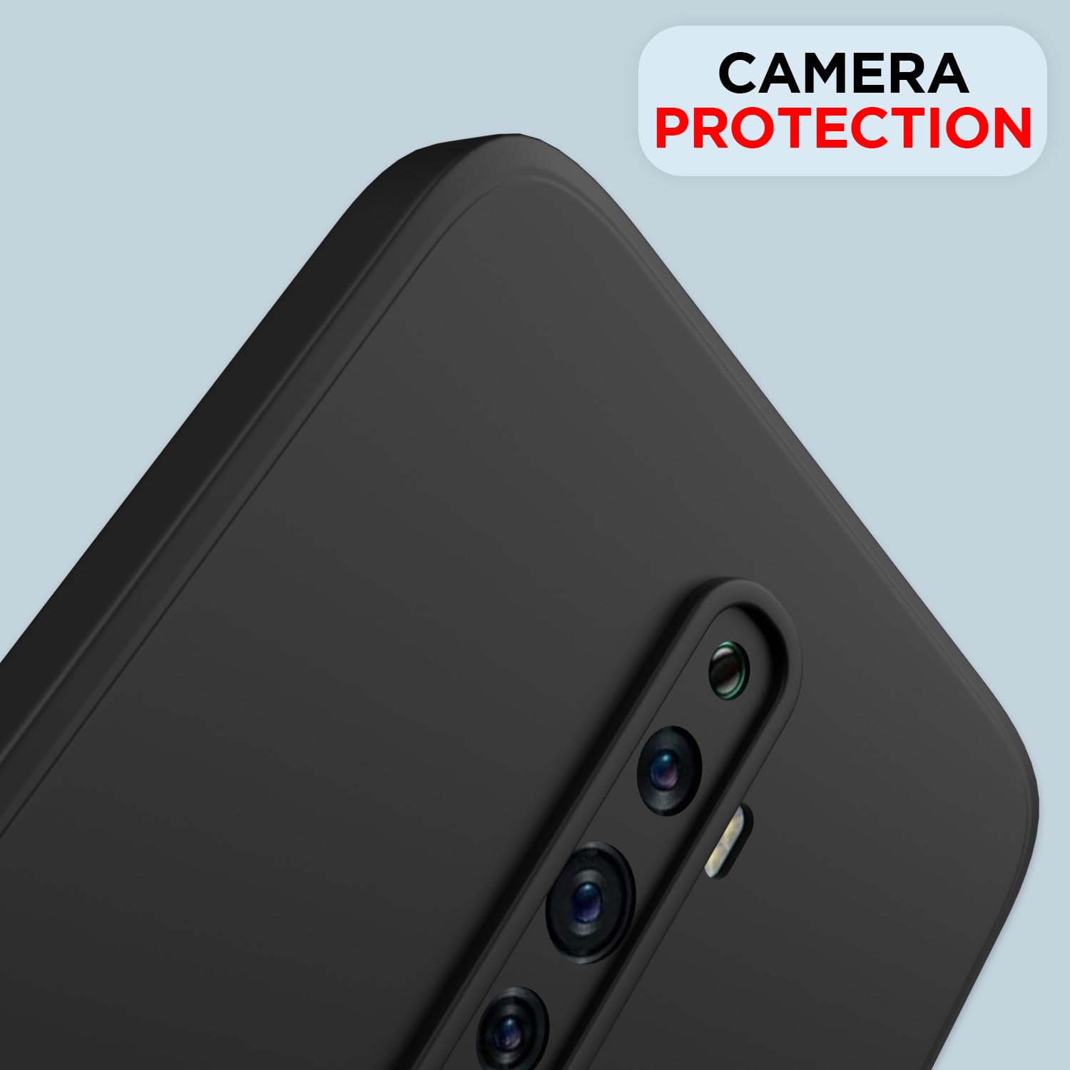 Pikkme Reno 2F/2Z black back cover – photo 5