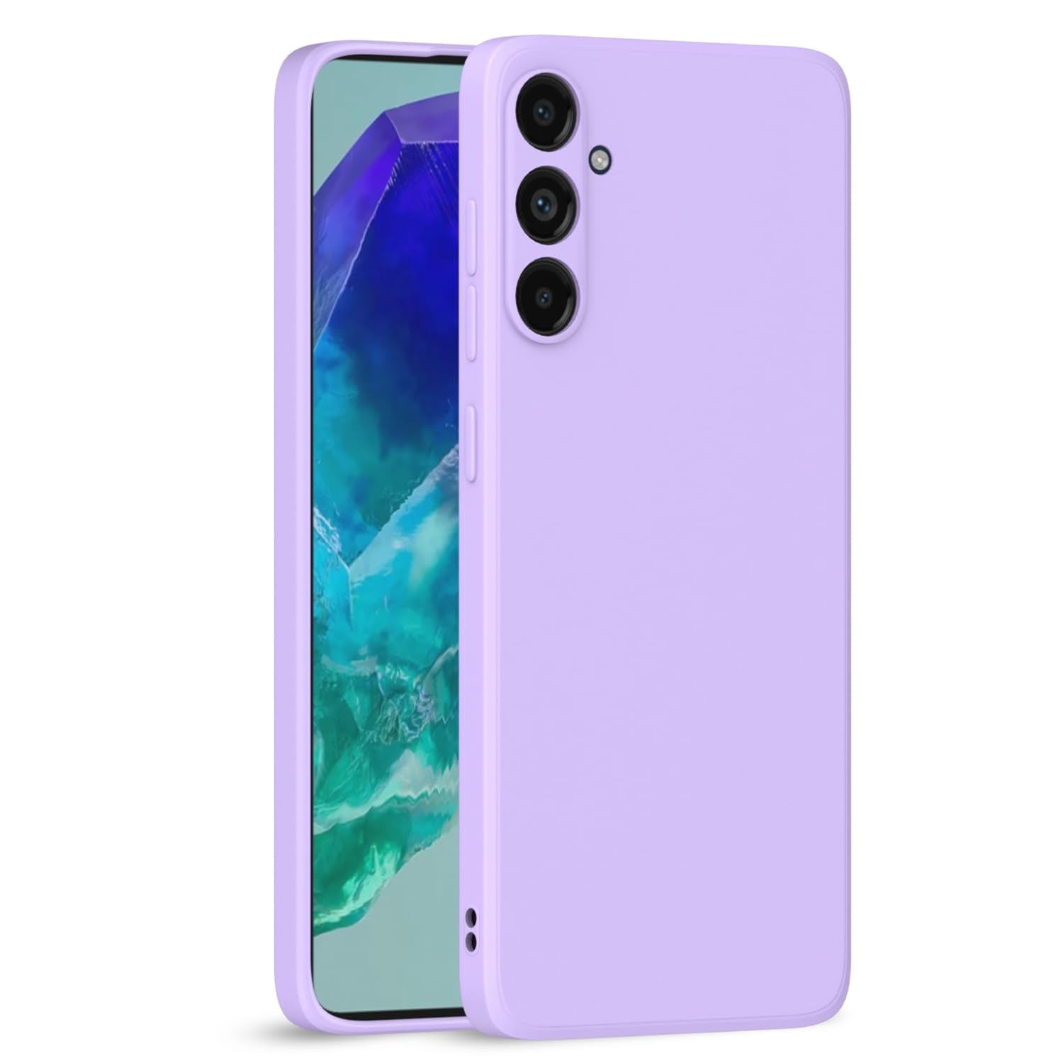 Samsung M55/M55s/F55 5G mobile cover in purple by Pikkme