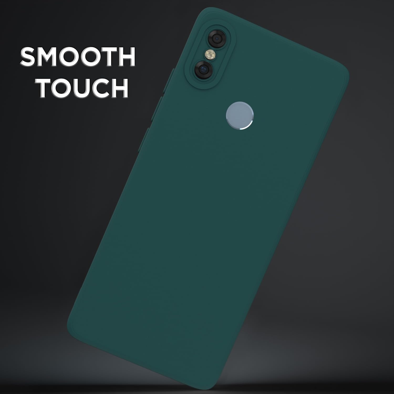 Pikkme Redmi Note 5 Pro Liquid Silicone Back Cover | Green
