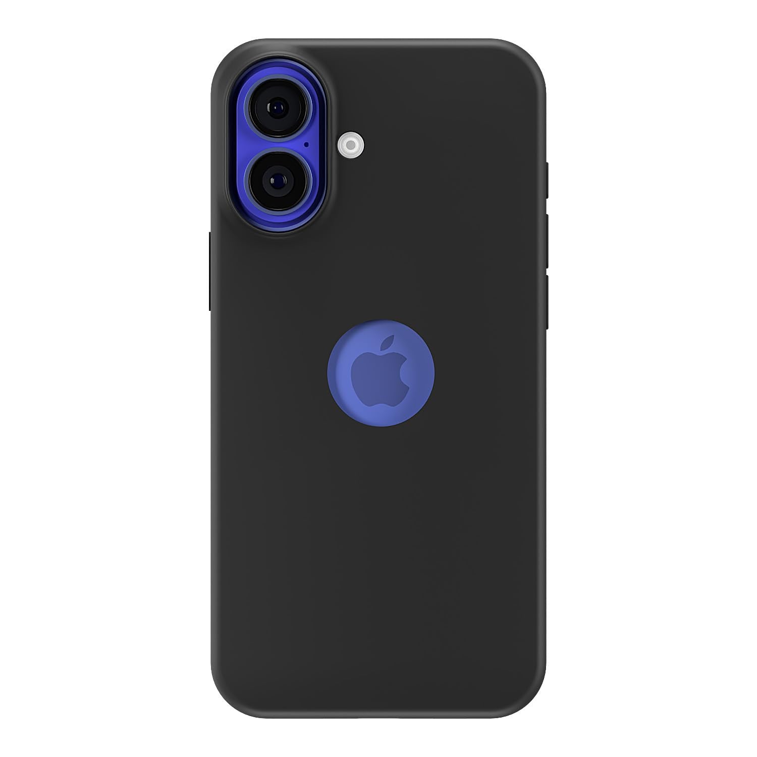 Pikkme iPhone 16 Super Soft Silicone Back Cover (Black)