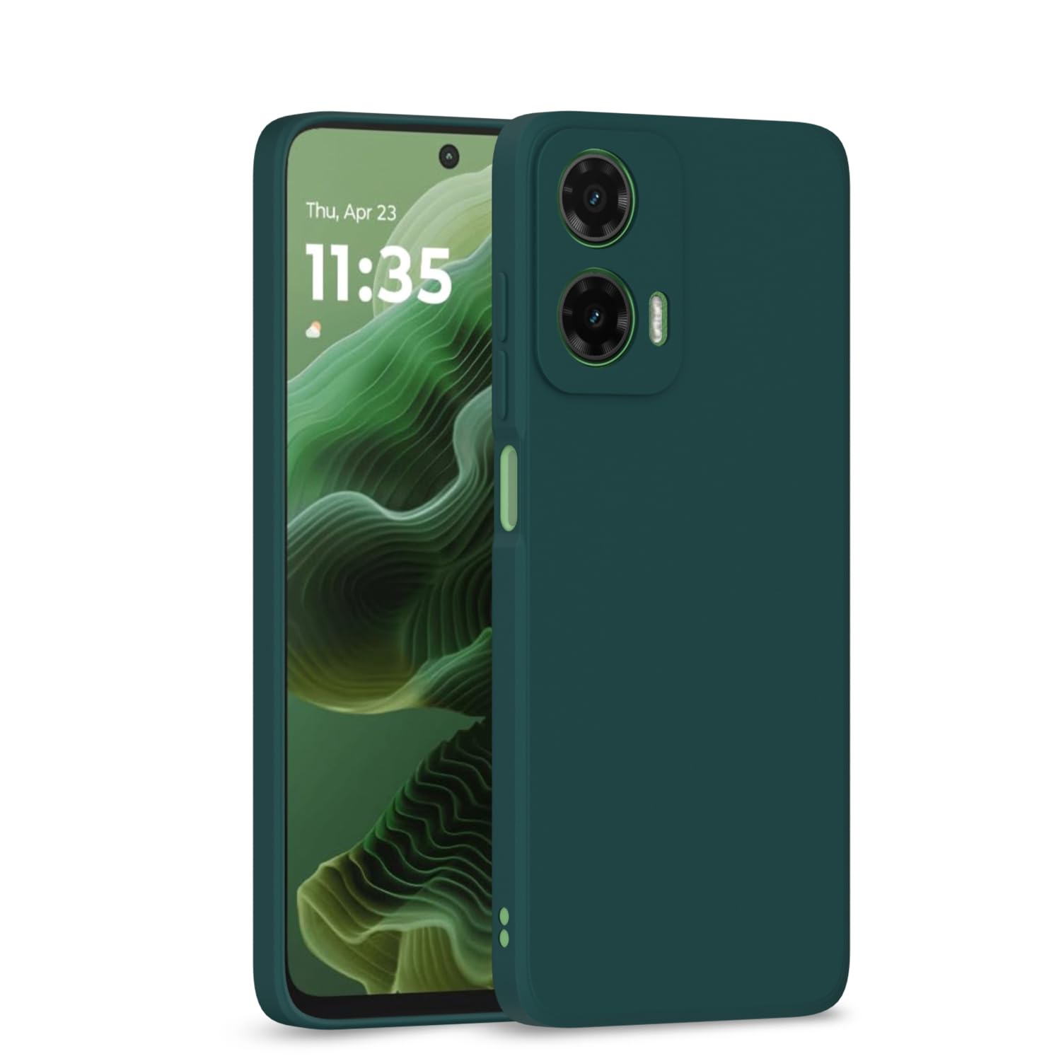 Pikkme Moto G35 5G Matte green phone cover