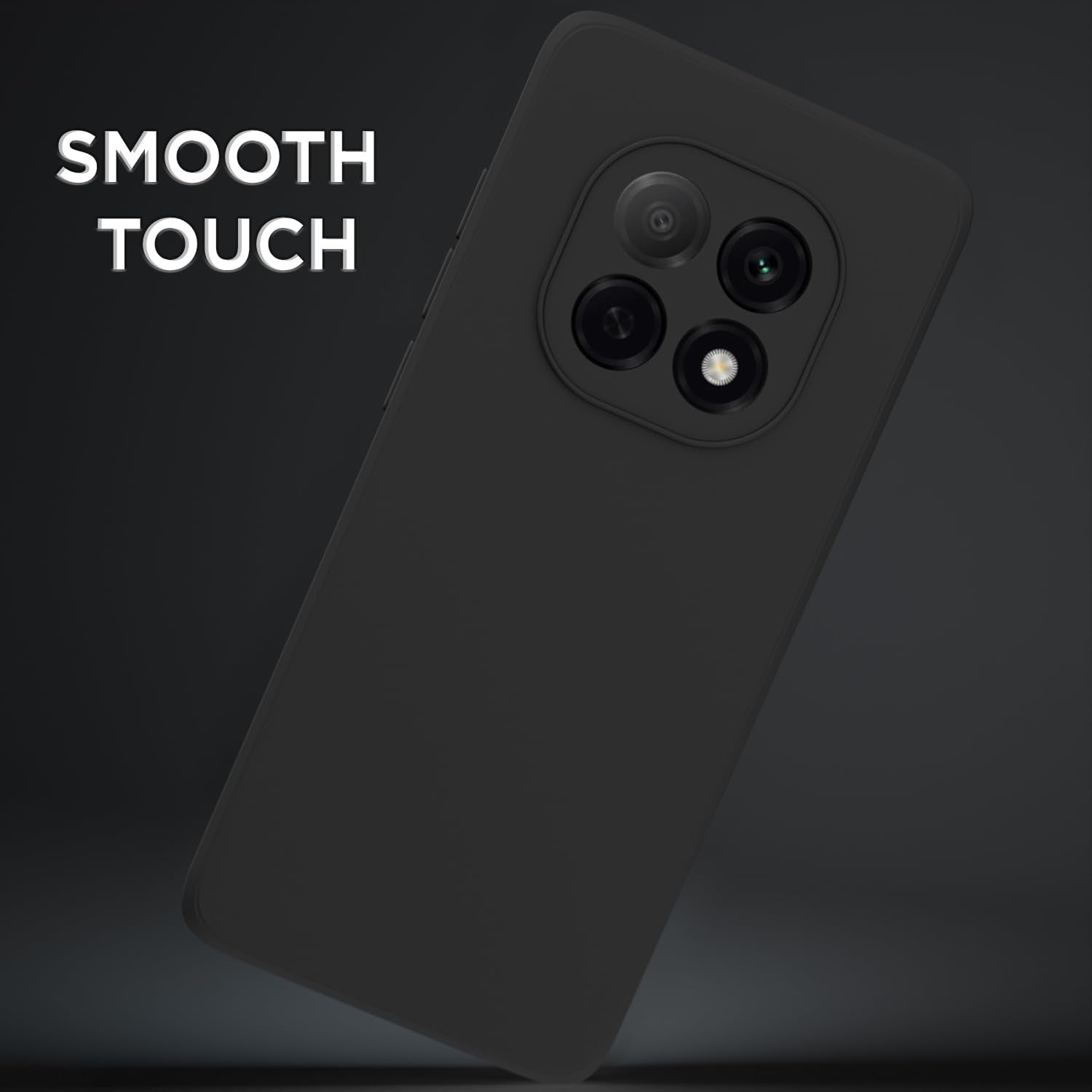 Pikkme Oppo F29 Pro 5G Soft Matte Silicone Shockproof Case (Black)