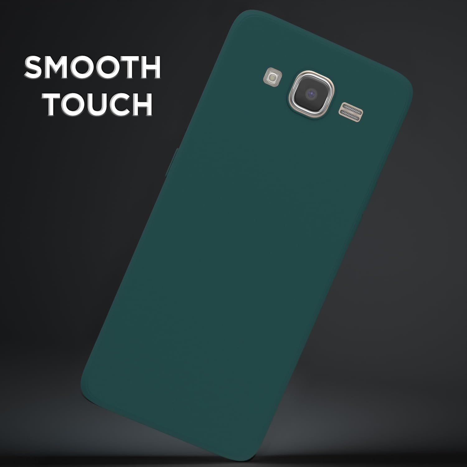 Pikkme Samsung Galaxy J7 2015 / J7 / J7 Nxt Soft Matte Silicone Shockproof Case (Green)
